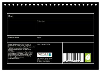 Rom (Tischkalender 2027 DIN A5 quer), CALVENDO Monatskalender