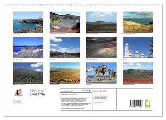 Urlaub auf Lanzarote (hochwertiger Premium Wandkalender 2027 DIN A2 quer), Kunstdruck in Hochglanz