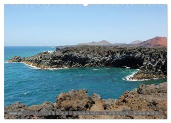 Urlaub auf Lanzarote (hochwertiger Premium Wandkalender 2027 DIN A2 quer), Kunstdruck in Hochglanz