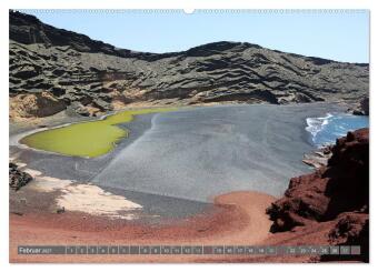 Urlaub auf Lanzarote (hochwertiger Premium Wandkalender 2027 DIN A2 quer), Kunstdruck in Hochglanz
