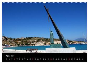 Griechenland - Insel Samos (Wandkalender 2027 DIN A2 quer), CALVENDO Monatskalender