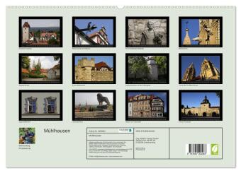 Mühlhausen (hochwertiger Premium Wandkalender 2027 DIN A2 quer), Kunstdruck in Hochglanz