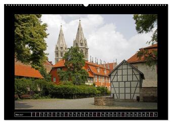 Mühlhausen (hochwertiger Premium Wandkalender 2027 DIN A2 quer), Kunstdruck in Hochglanz