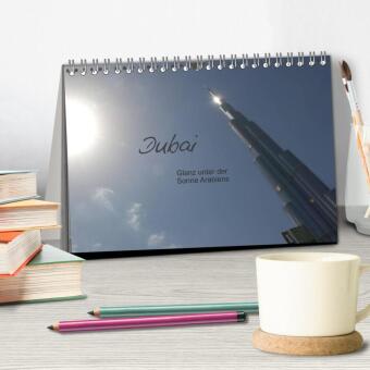 Dubai. Glanz unter der Sonne Arabiens (Tischkalender 2027 DIN A5 quer), CALVENDO Monatskalender