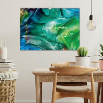 Encaustic Kunstkalender 2027 (Wandkalender 2027 DIN A3 quer), CALVENDO Monatskalender
