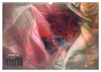 Encaustic Kunstkalender 2027 (Wandkalender 2027 DIN A3 quer), CALVENDO Monatskalender
