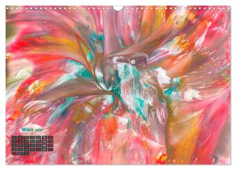Encaustic Kunstkalender 2027 (Wandkalender 2027 DIN A3 quer), CALVENDO Monatskalender