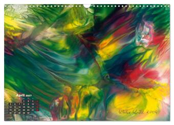 Encaustic Kunstkalender 2027 (Wandkalender 2027 DIN A3 quer), CALVENDO Monatskalender