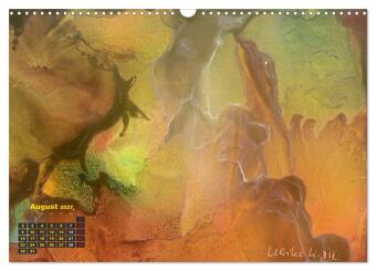 Encaustic Kunstkalender 2027 (Wandkalender 2027 DIN A3 quer), CALVENDO Monatskalender