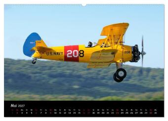 Doppeldecker - Veteranen der Lüfte (hochwertiger Premium Wandkalender 2027 DIN A2 quer), Kunstdruck in Hochglanz