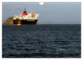 Schottland und Edinburgh (Wandkalender 2027 DIN A4 quer), CALVENDO Monatskalender