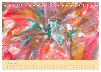 Kunstkalender 2027 - Augenblicke der Malerei (Tischkalender 2027 DIN A5 quer), CALVENDO Monatskalender
