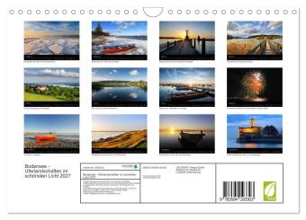 Bodensee - Uferlandschaften im schönsten Licht 2027 (Wandkalender 2027 DIN A4 quer), CALVENDO Monatskalender