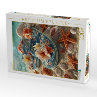 CALVENDO Puzzle Sehnsucht nach Sommer | 2000 Teile Lege-Größe 90x67cm Foto-Puzzle für glückliche Stunden