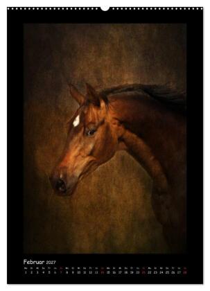 Art Horse 2027 (Wandkalender 2027 DIN A2 hoch), CALVENDO Monatskalender