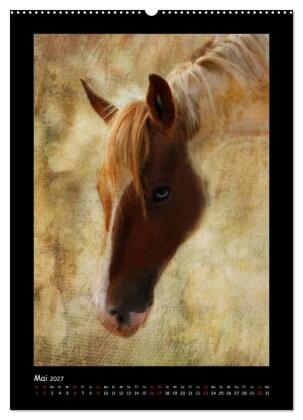 Art Horse 2027 (Wandkalender 2027 DIN A2 hoch), CALVENDO Monatskalender
