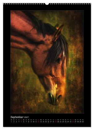 Art Horse 2027 (Wandkalender 2027 DIN A2 hoch), CALVENDO Monatskalender