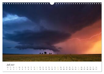 Faszination Gewitter (Wandkalender 2027 DIN A3 quer), CALVENDO Monatskalender