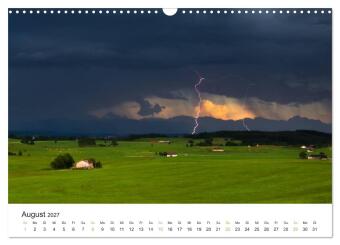 Faszination Gewitter (Wandkalender 2027 DIN A3 quer), CALVENDO Monatskalender