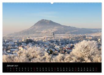 Vulkanlandschaft Hegau 2027 (hochwertiger Premium Wandkalender 2027 DIN A2 quer), Kunstdruck in Hochglanz