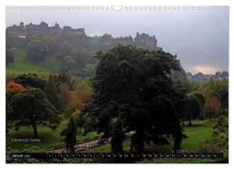 Schottland und Edinburgh (Wandkalender 2027 DIN A3 quer), CALVENDO Monatskalender