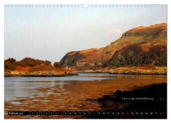 Schottland und Edinburgh (Wandkalender 2027 DIN A3 quer), CALVENDO Monatskalender