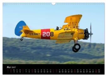 Doppeldecker - Veteranen der Lüfte (Wandkalender 2027 DIN A3 quer), CALVENDO Monatskalender
