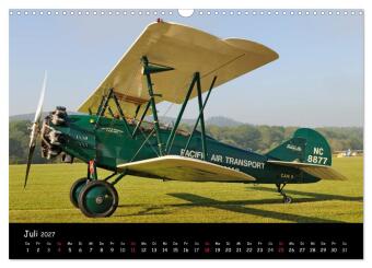 Doppeldecker - Veteranen der Lüfte (Wandkalender 2027 DIN A3 quer), CALVENDO Monatskalender