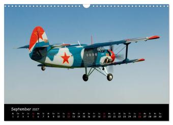 Doppeldecker - Veteranen der Lüfte (Wandkalender 2027 DIN A3 quer), CALVENDO Monatskalender