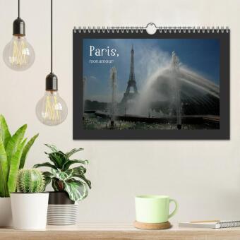 Paris, mon amour (Wandkalender 2027 DIN A4 quer), CALVENDO Monatskalender