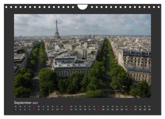 Paris, mon amour (Wandkalender 2027 DIN A4 quer), CALVENDO Monatskalender