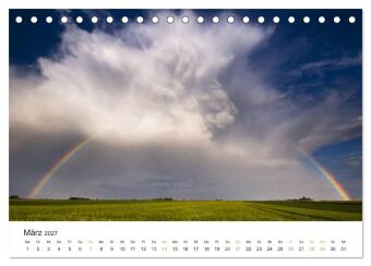 Faszination Gewitter (Tischkalender 2027 DIN A5 quer), CALVENDO Monatskalender