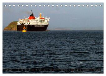 Schottland und Edinburgh (Tischkalender 2027 DIN A5 quer), CALVENDO Monatskalender