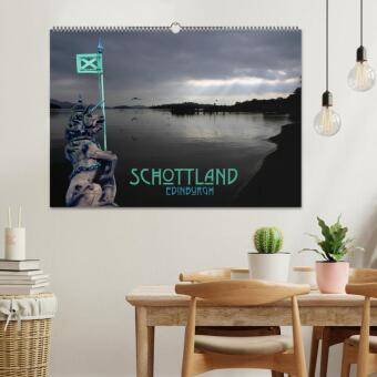 Schottland und Edinburgh (Wandkalender 2027 DIN A2 quer), CALVENDO Monatskalender