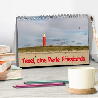 Texel, eine Perle Hollands (Tischkalender 2027 DIN A5 quer), CALVENDO Monatskalender