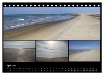 Texel, eine Perle Hollands (Tischkalender 2027 DIN A5 quer), CALVENDO Monatskalender