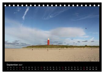 Texel, eine Perle Hollands (Tischkalender 2027 DIN A5 quer), CALVENDO Monatskalender