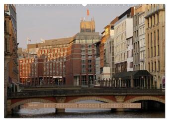 Perle Hamburg (hochwertiger Premium Wandkalender 2027 DIN A2 quer), Kunstdruck in Hochglanz