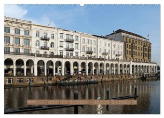 Perle Hamburg (hochwertiger Premium Wandkalender 2027 DIN A2 quer), Kunstdruck in Hochglanz