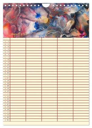Blütenzauber - Familienplaner 2027 (Wandkalender 2027 DIN A4 hoch), CALVENDO Monatskalender