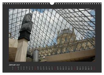 Paris, mon amour (Wandkalender 2027 DIN A3 quer), CALVENDO Monatskalender