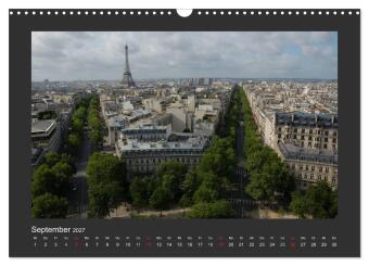 Paris, mon amour (Wandkalender 2027 DIN A3 quer), CALVENDO Monatskalender