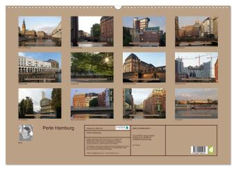 Perle Hamburg (Wandkalender 2027 DIN A2 quer), CALVENDO Monatskalender