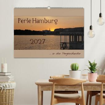Perle Hamburg (Wandkalender 2027 DIN A2 quer), CALVENDO Monatskalender