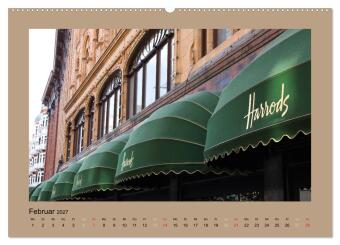London (Wandkalender 2027 DIN A2 quer), CALVENDO Monatskalender