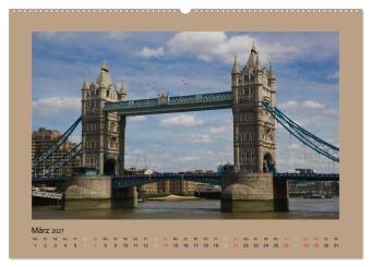 London (Wandkalender 2027 DIN A2 quer), CALVENDO Monatskalender