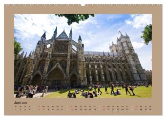 London (Wandkalender 2027 DIN A2 quer), CALVENDO Monatskalender