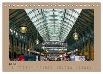 London (Tischkalender 2027 DIN A5 quer), CALVENDO Monatskalender