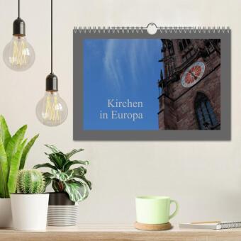 Kirchen in Europa (Wandkalender 2027 DIN A4 quer), CALVENDO Monatskalender