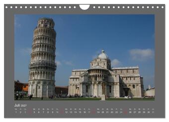 Kirchen in Europa (Wandkalender 2027 DIN A4 quer), CALVENDO Monatskalender